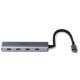 USB извод LINDY 43414 Сив