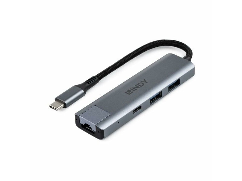 USB извод LINDY 43422 Сив