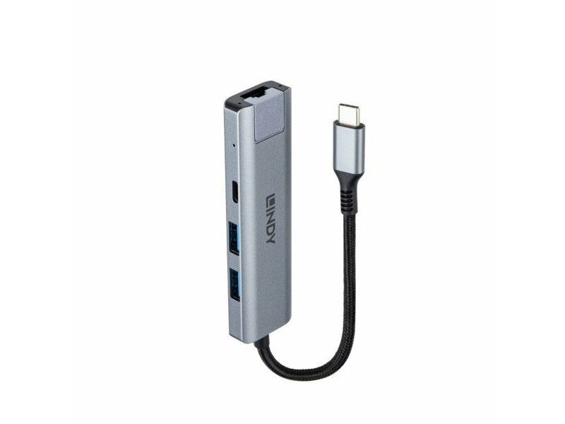 USB извод LINDY 43422 Сив