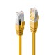 Твърд кабел RJ45 категория 6 FTP LINDY 45986 Жълт 10 m 1 броя