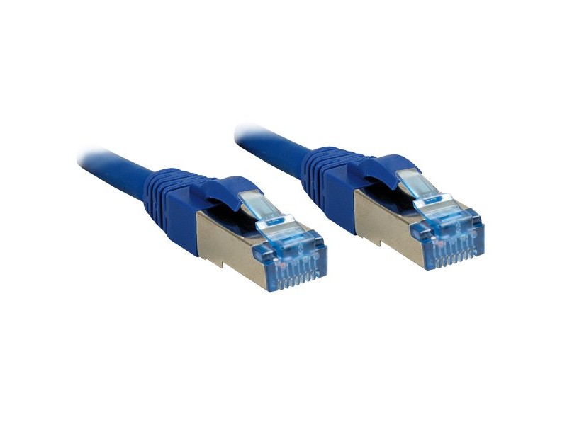 UTP категория 6 твърд мрежови кабел LINDY 47151 Син 5 m 1 броя