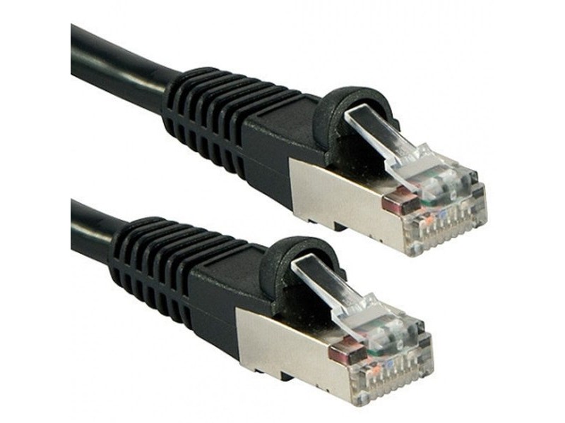UTP категория 6 твърд мрежови кабел LINDY 47183 10 m Черен