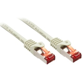 UTP категория 6 твърд мрежови кабел LINDY 47348 10 m Сив 1 броя