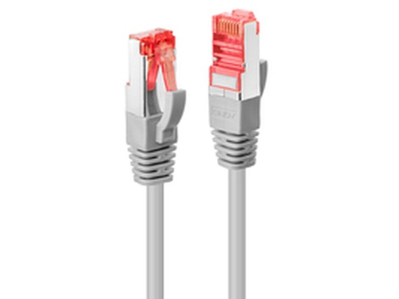 UTP категория 6 твърд мрежови кабел LINDY 47711 Сив 30 m 1 броя