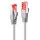 UTP категория 6 твърд мрежови кабел LINDY 47711 Сив 30 m 1 броя