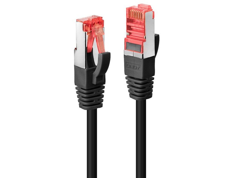 UTP категория 6 твърд мрежови кабел LINDY 47780 3 m Черен 1 броя