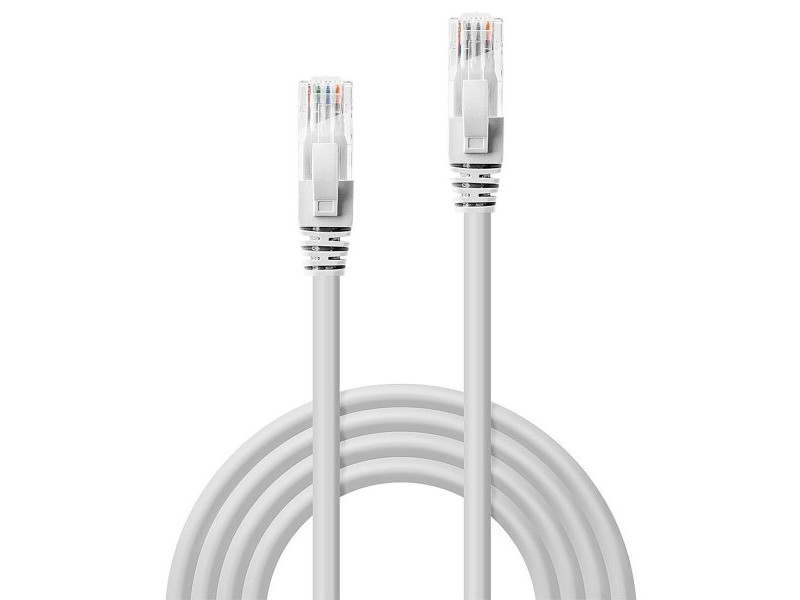 UTP категория 6 твърд мрежови кабел LINDY 48100 Бял 30 m 1 броя