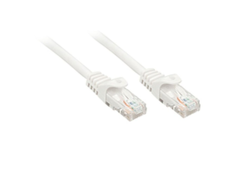 UTP категория 6 твърд мрежови кабел LINDY 48207 Бял 10 m 1 броя