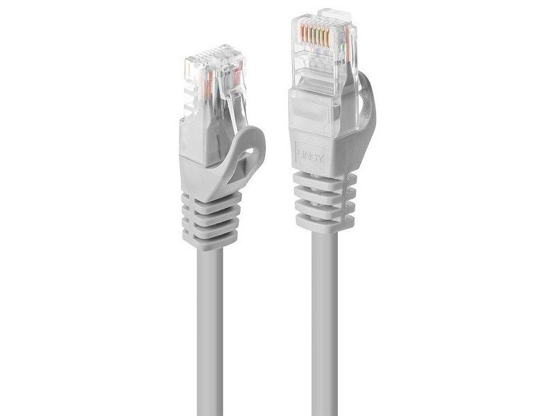 UTP категория 6 твърд мрежови кабел LINDY 48369 Сив 20 m