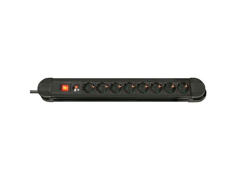 Контакт - 8 изхода с копче LINDY 73104 1,4 m 3500 W 230 V Контакт - 8 изхода с копче LINDY 73104 1,4 m 3500 W 230 V