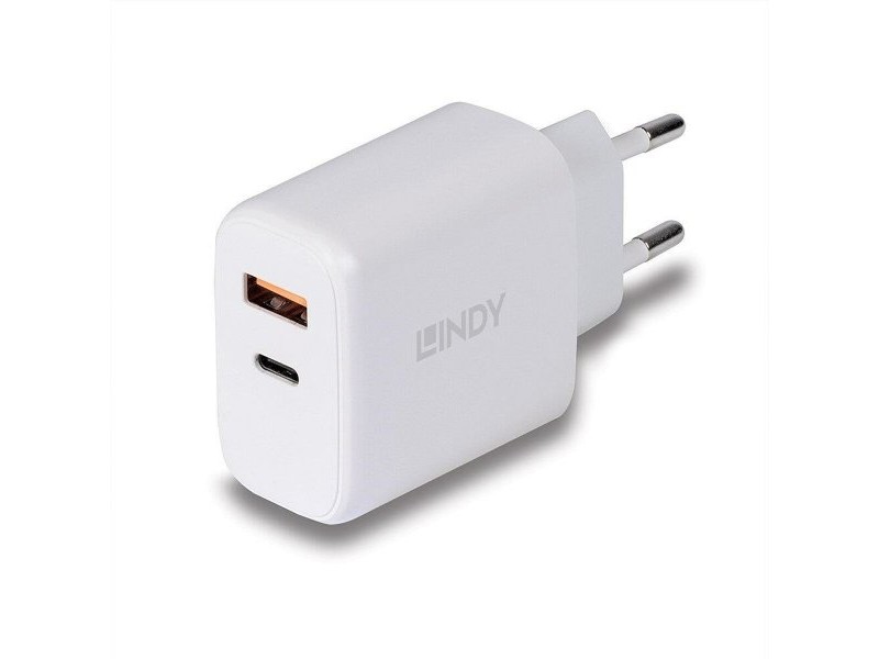 Зарядно за кола LINDY 73424 Бял 18 W 30 W