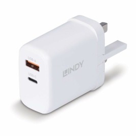 Зарядно за стена LINDY 73428 Бял 65 W