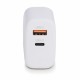 Зарядно за стена LINDY 73428 Бял 65 W