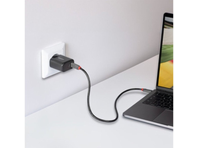 Зарядно за стена LINDY 73438 Черен 65 W