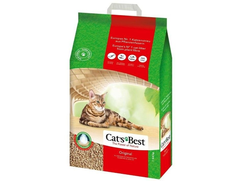 Пясък за котки Cat's Best EcoPlus 20 L Бежов
