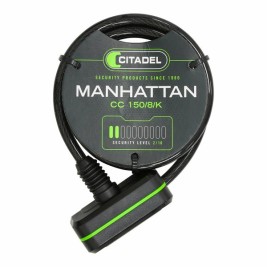 Кабел с катинар Citadel Manhattan cc 150/8/k Черен 150 cm