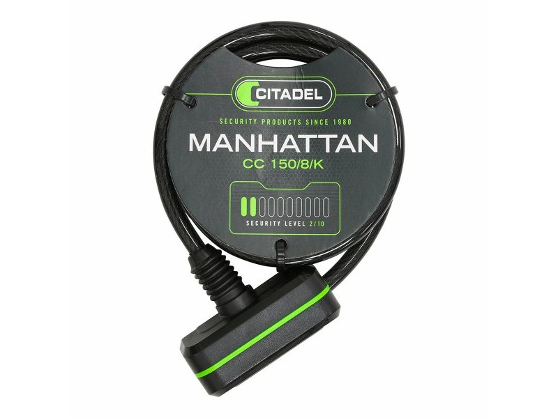 Кабел с катинар Citadel Manhattan cc 150/8/k Черен 150 cm