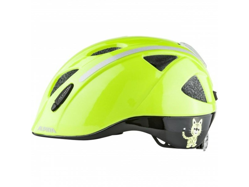 Детска Каска за Велосипед Alpina XIMO FLASH Жълт Черен 49-54 cm