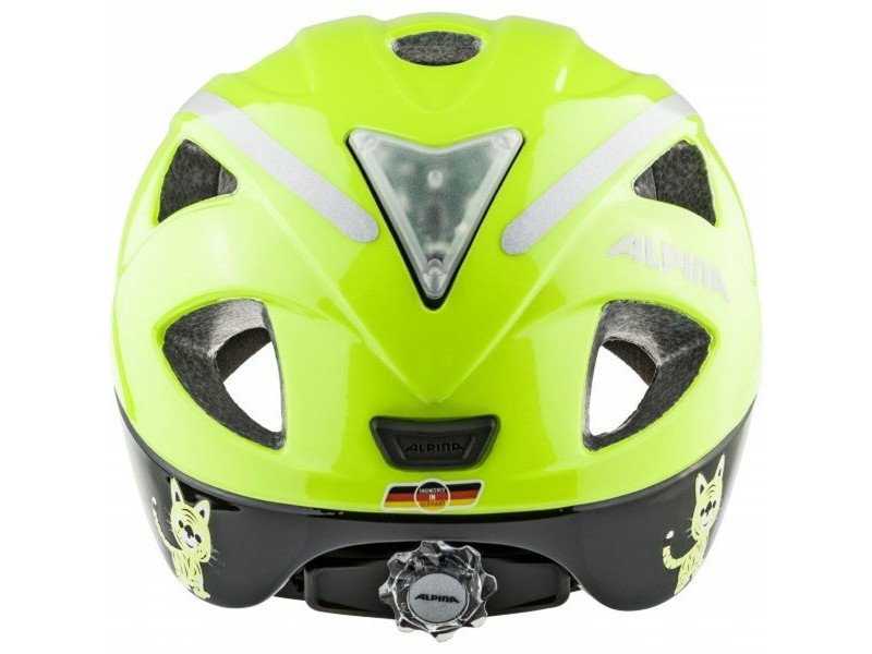 Детска Каска за Велосипед Alpina XIMO FLASH Жълт Черен 49-54 cm