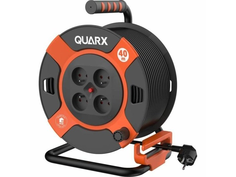 Удължител QUARX H07RN-F Черен 40 m Удължител QUARX H07RN-F Черен 40 m
