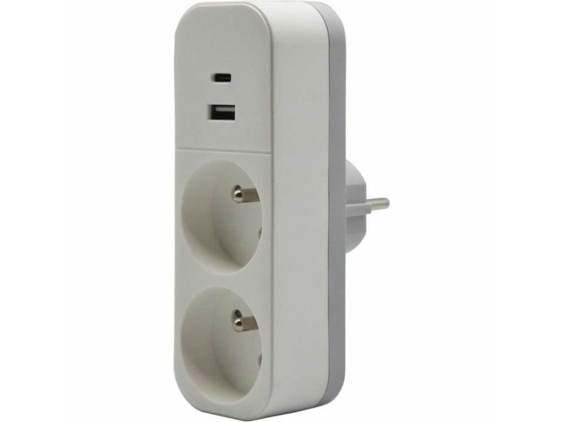 Табло с 2 гнезда с бутон за включване QUARX 3680 W