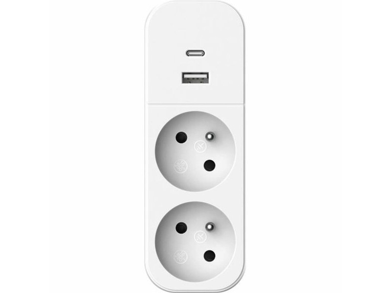 Табло с 2 гнезда с бутон за включване QUARX 3680 W