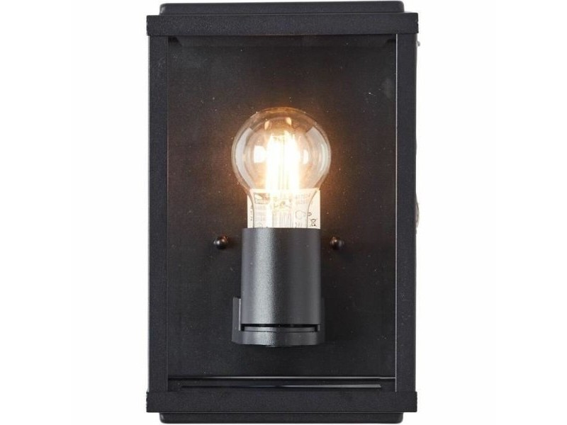 Аплик за стена Brilliant Gaia Черен Метал 60 W E27