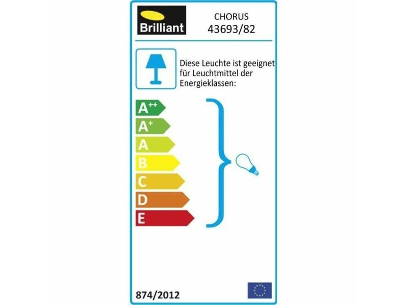 LED светещ стълб Brilliant Сребрист Неръждаема стомана
