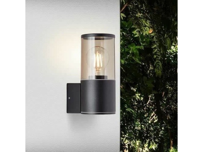 Аплик за стена Brilliant Sergioro Навън E27 Черен 20 W