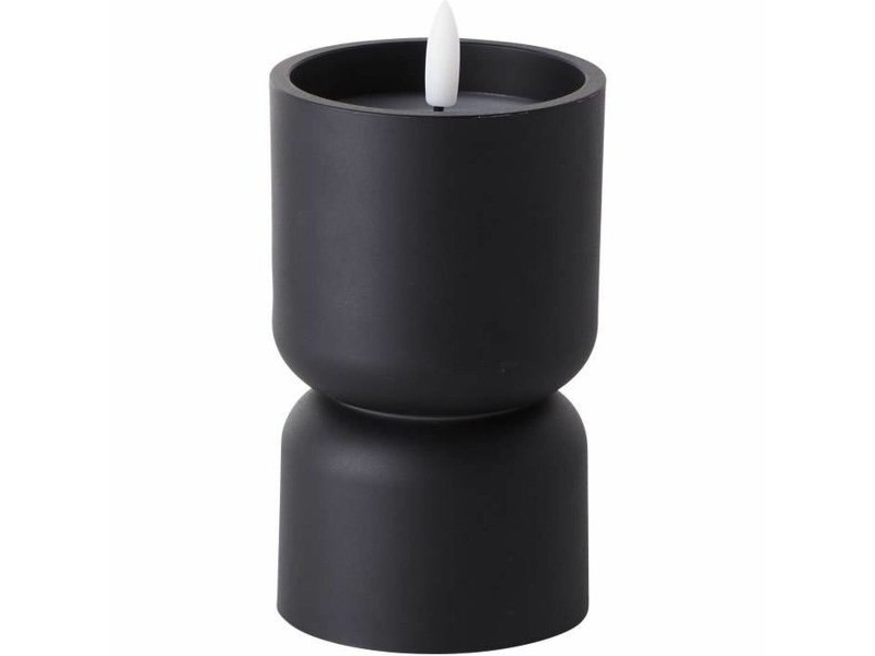 LED Свещ Brilliant Черен 3 W 15 x 8 cm Пластмаса