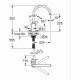 Kitchen Tap Grohe Get - 31494001 C форма Метал