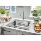 Смесител Grohe 31719SD0 Неръждаема стомана Квадратен