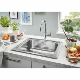 Смесител Grohe 31719SD0 Неръждаема стомана Квадратен
