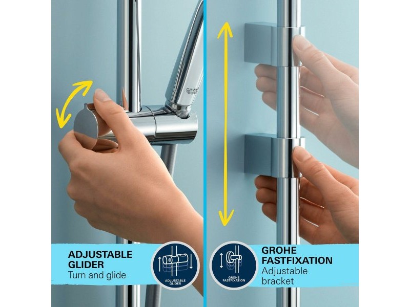 Комплект за Душ Grohe Vitalio Comfort 110 26398001 Метал Комплект за Душ Grohe Vitalio Comfort 110 26398001 Метал