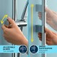 Комплект за Душ Grohe Vitalio Comfort 110 26398001 Метал Комплект за Душ Grohe Vitalio Comfort 110 26398001 Метал