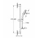 Комплект за Душ Grohe Vitalio Comfort 110 26398001 Метал Комплект за Душ Grohe Vitalio Comfort 110 26398001 Метал