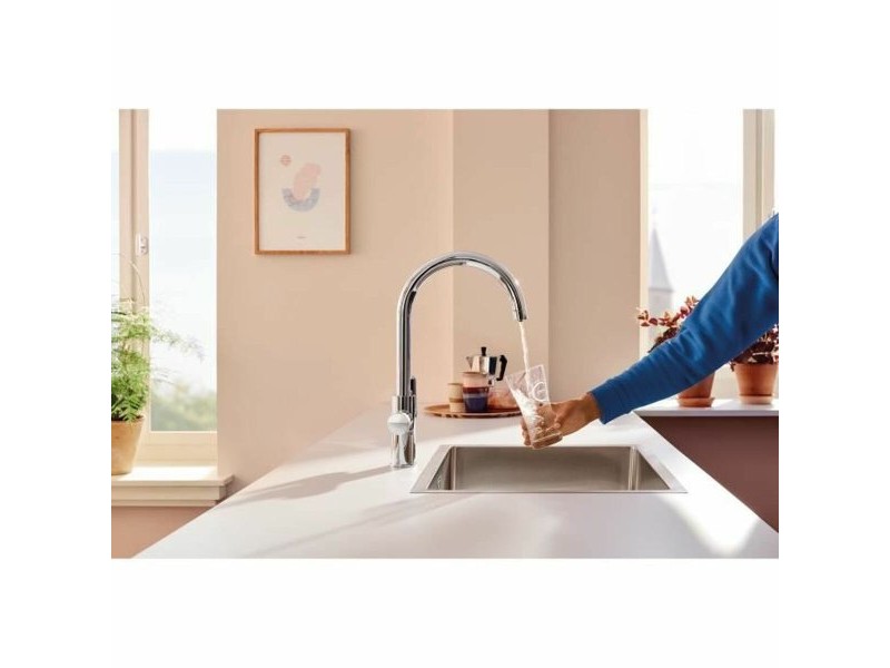 Kitchen Tap Grohe  Blue Pure StartCurve Метал C форма