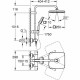 Душ Колона Grohe Vitalio Comfort 250 Пластмаса