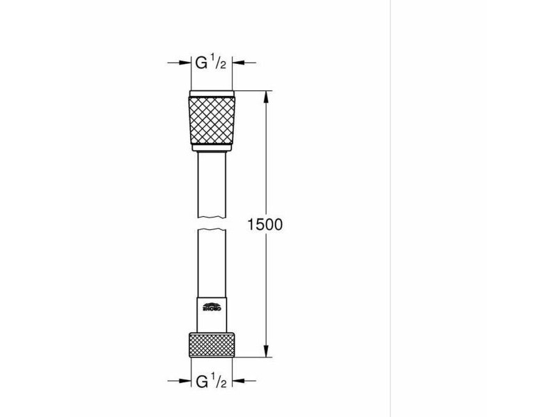 Душ Слушалка Grohe Черен
