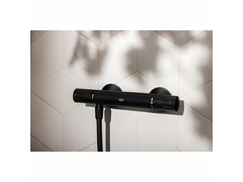 Смесител с Две Ръкохватки Grohe Precision Start Душ Матово черно Метал