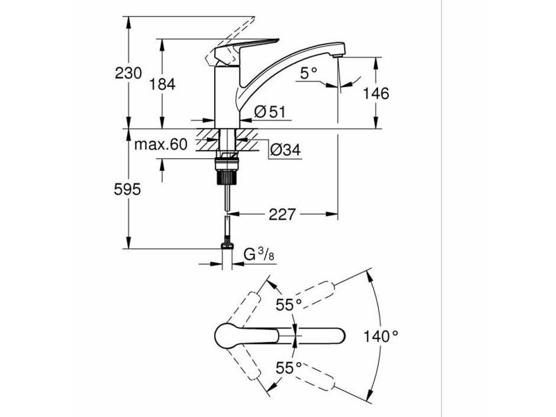 Смесител Grohe Start 324412432