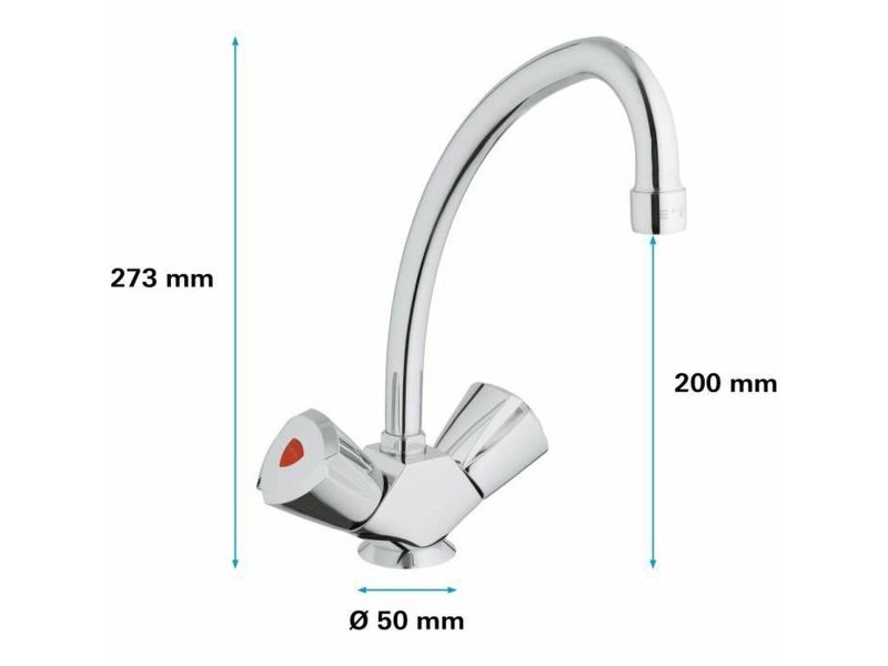 Смесител с Две Ръкохватки Grohe 31072000