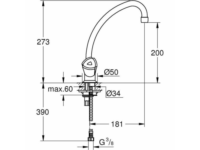 Смесител с Две Ръкохватки Grohe 31072000
