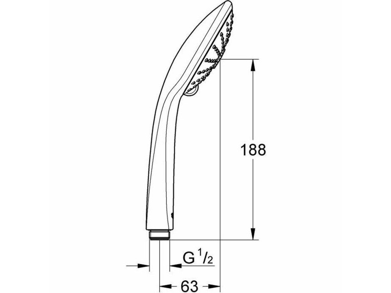 Душ Слушалка Grohe 27319000 3 позиции