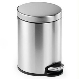 Кошче с педал Durable Сребрист Неръждаема стомана 5 L