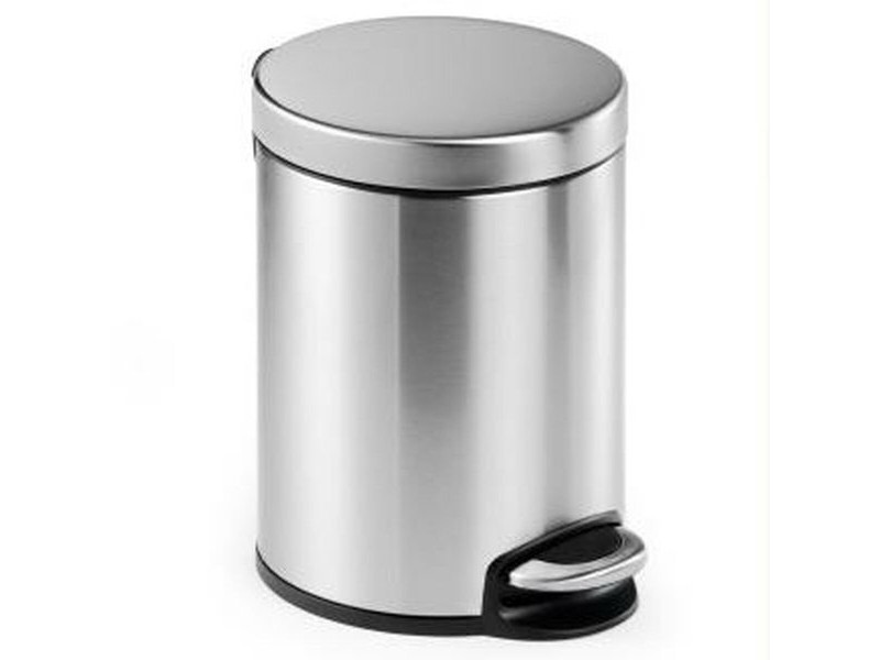 Кошче с педал Durable Сребрист Неръждаема стомана 5 L