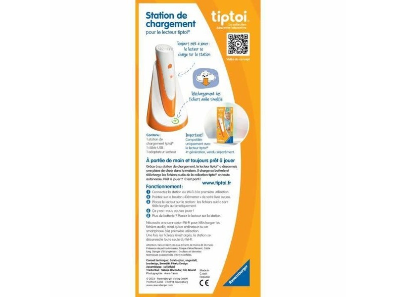 Образователна Игра Ravensburger tiptoi® Station charge 4005556001798 (FR)