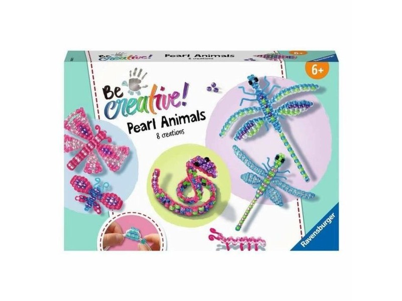 Занаятчийска игра Ravensburger Be creative! Pearls Animals