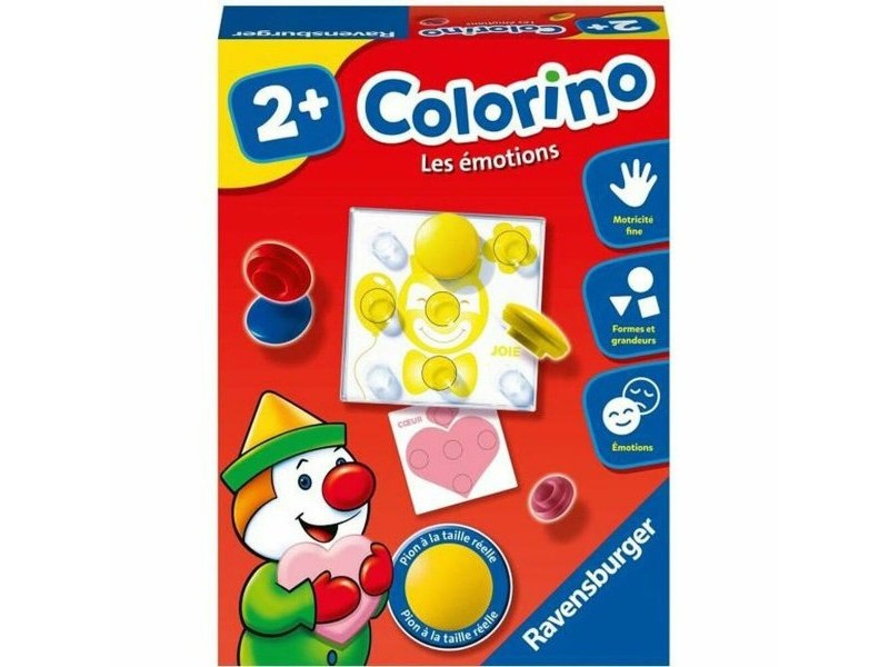 Игра Възпитание на Деца Ravensburger Colorino - Emotions Жълт Розов (френски) (FR)
