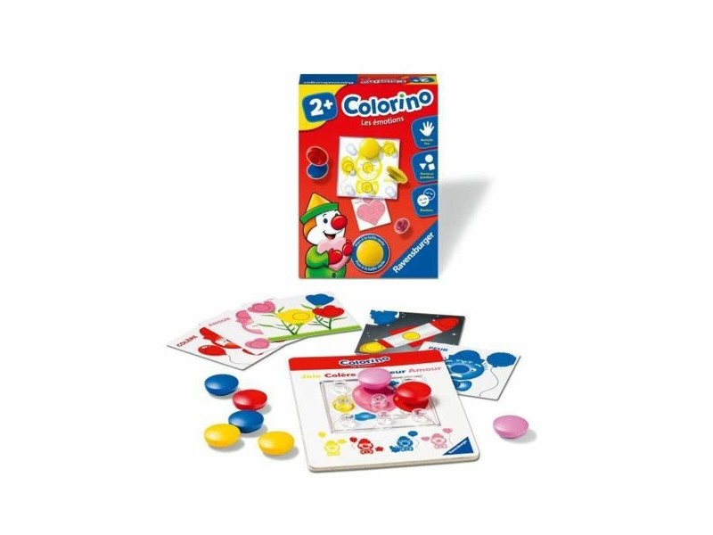 Игра Възпитание на Деца Ravensburger Colorino - Emotions Жълт Розов (френски) (FR)